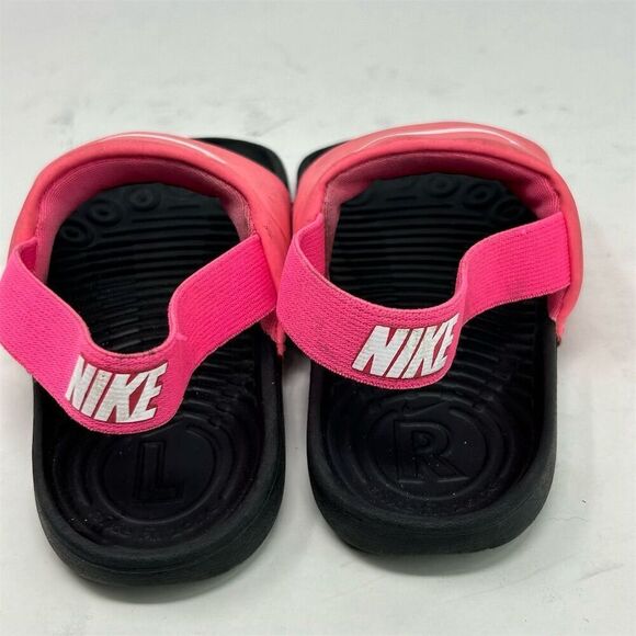 Nike Baby Toddler Kawa Slide Slingback Sandals Pink Size 10C Casual Shoes Summer - Picture 7 of 11